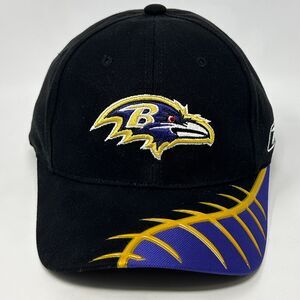 Baltimore Ravens Hat Baseball Cap NFL Football Reebok Pro Line Strapback Black